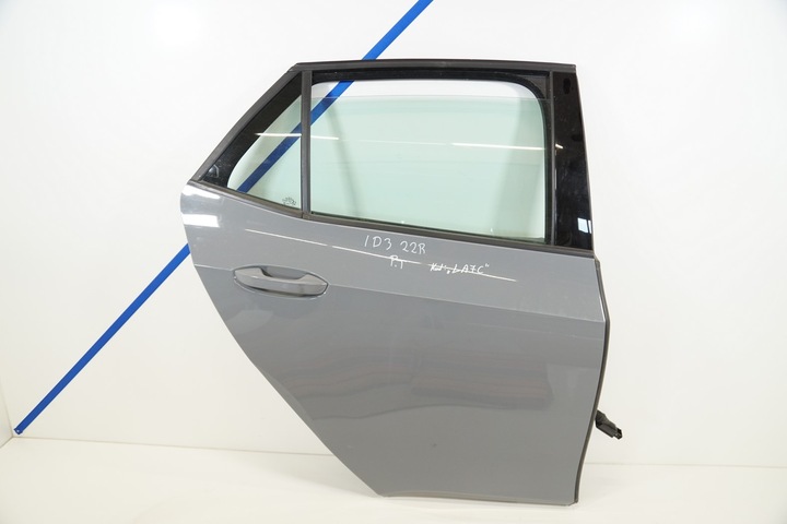 фото №1, Дверь правый зад комплектные код: la7c vw volkswagen id.3 id3 22r