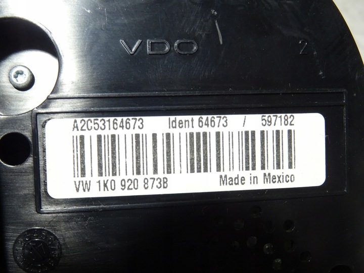 фото №11, Компьютер спидометр набор vw golf v 5 универсал jetta 1.9 tdi bxe 03g906021kh