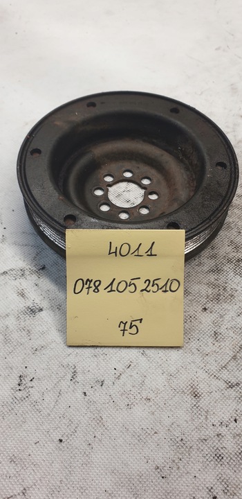 фото №1, Колесо ременное вала 078105251q audi 3.0 v6 asn