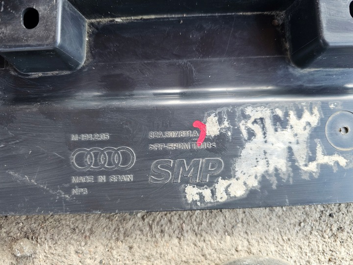 фото №10, Audi a1 ii 82a спойлер плита защита бампера перед s-line 82a807611a