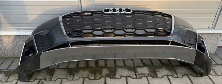 фото №8, Бампер передний комплектный audi s5 8w6 рестайлинг 20-24 хром 4xpdc распылитель решётка радиатора