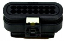 фото №3, Mercedes c-klasa штекер джгут бампер перед 14-p