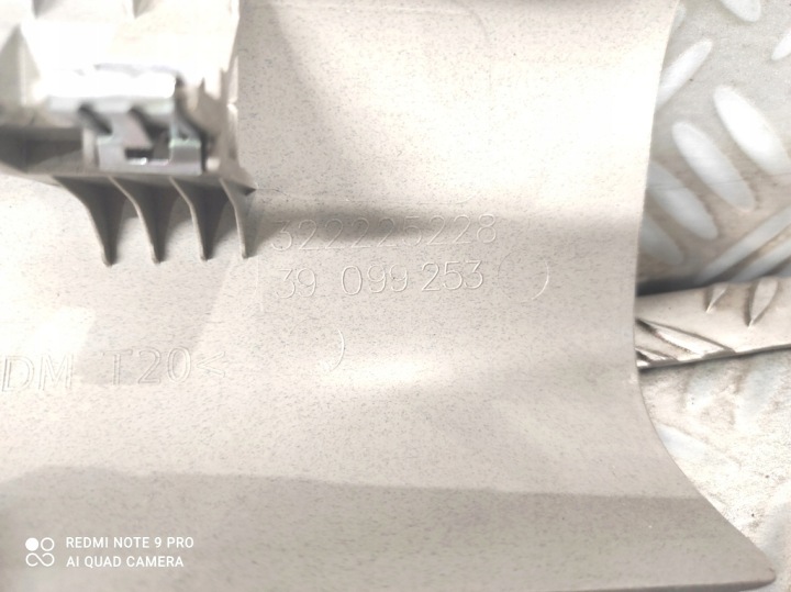 фото №8, Защита обшивка стойка левое gm 39099253 opel astra k v