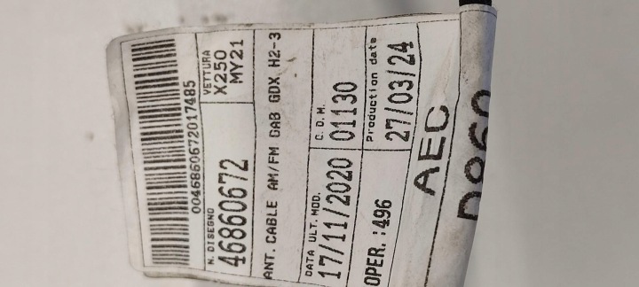 фото №5, Opel movano fiat ducato жгут антенны 46860672