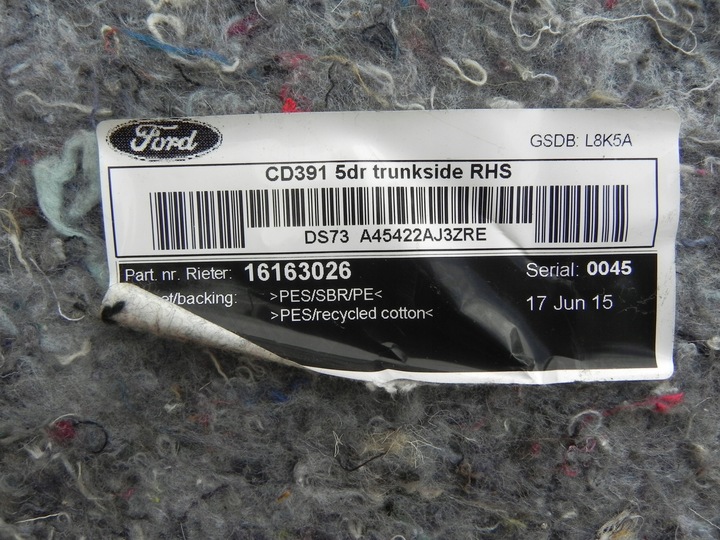 фото №8, Ford mondeo mk5 fusion usa боковина багажника зад лівий праві