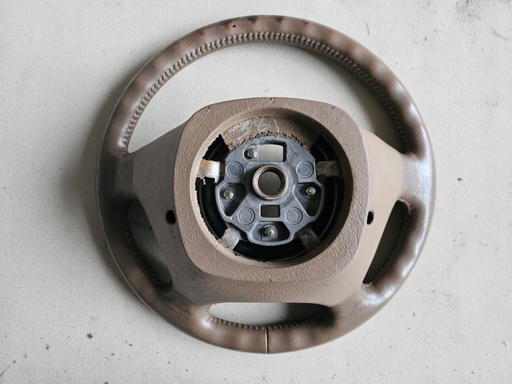 фото №7, Кермо коричнева шкіра mercedes ml w163 рестайлінг