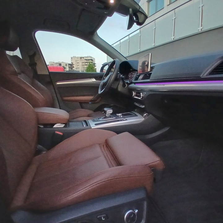 фото №15, Освещение интерьера ambiente audi q5 управление mmi монтаж 2017-2023