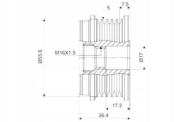 фото №10, Колесо ременное генератора vw