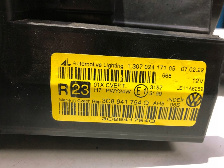 фото №11, Фара передняя правая ксенон oem номер vw cc 3c8941754q