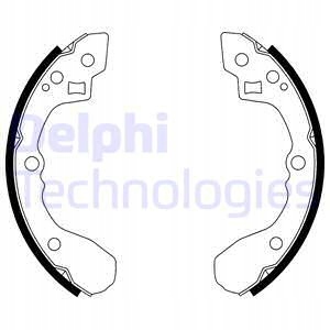 фото №2, Гальмівні колодки гальмівні набір delphi ls1918