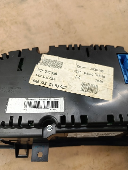 фото №10, Vw спидометр белый fis бензин европа 1k8920862 3c8035195 1k8920862