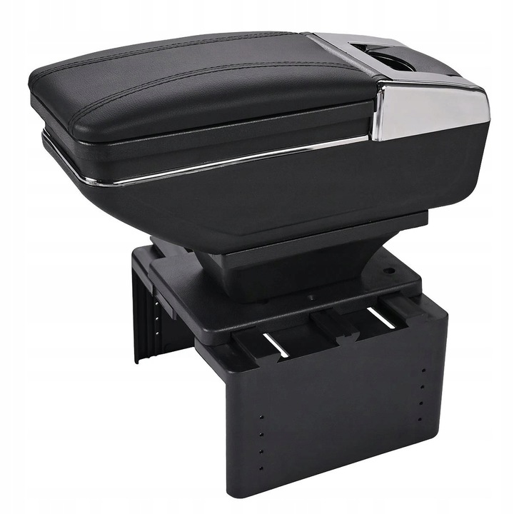 фото №14, Подлокотник автомобильный ze бардачком экокожа универсальный чёрный
