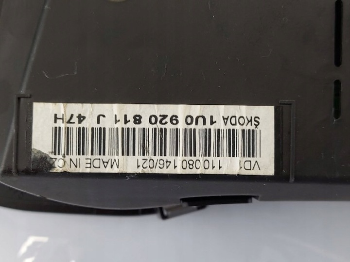 фото №7, Спідометр  obrotomierz 1u0920811j 110080146021 skoda octavia i 1u5 1.9 tdi