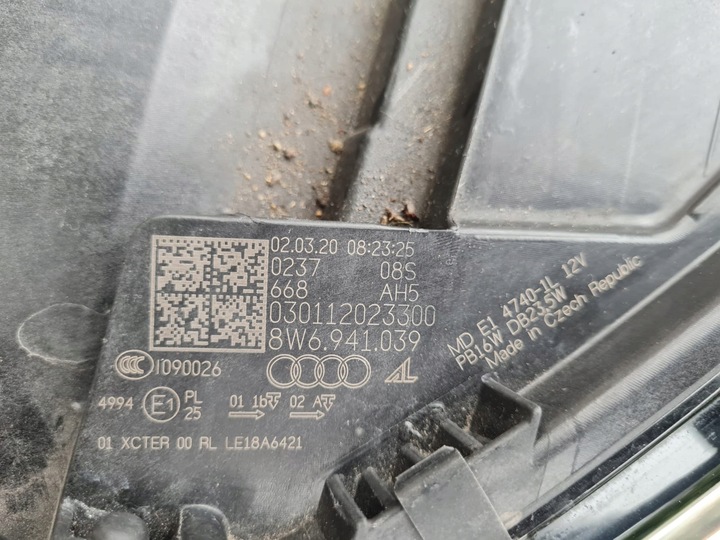 фото №14, Audi a5 s5 rs5 8w6 f5 рестайлінг лампи перед повний led matrix 8w6941039 8w6941040