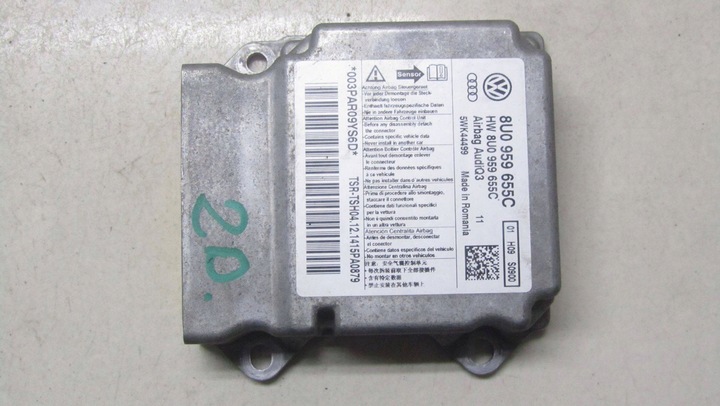 фото №1, Audi q3 8u 2.0 датчик подушка безопасности 8u0959655c 14-