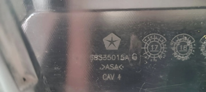 фото №11, Планка накладка бампера передньої dodge ram 1500 68335015a