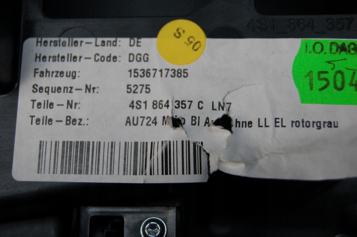 фото №8, Заглушка do подлокотника audi r8 4s1864357c ln7