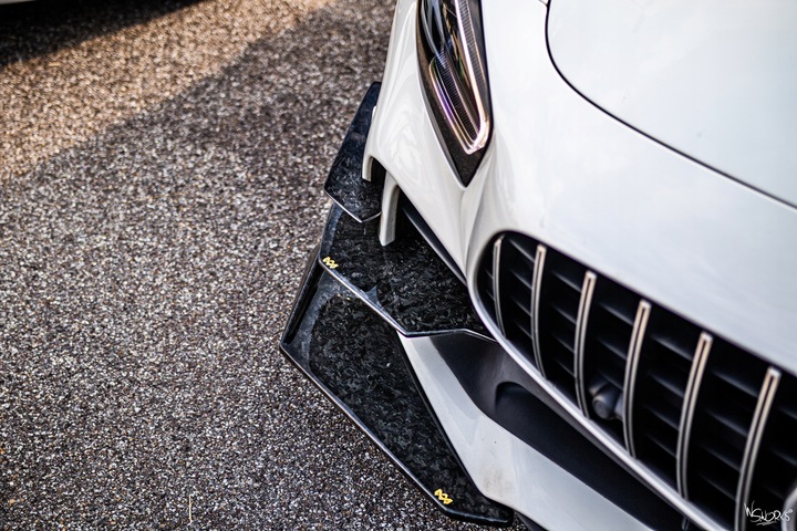 фото №10, Mercedes amg gtr карбон накладка спліттер canardsy