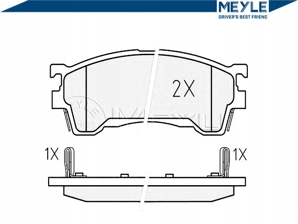 фото №3, Meyle комплект гальмівні колодки гальмівних blym3323z gayr23