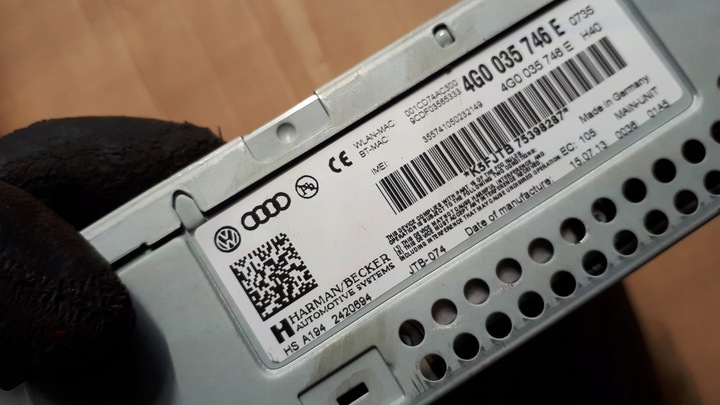 фото №11, A6 c7 4g мультимедіа модуль станція a7 4g0035746e