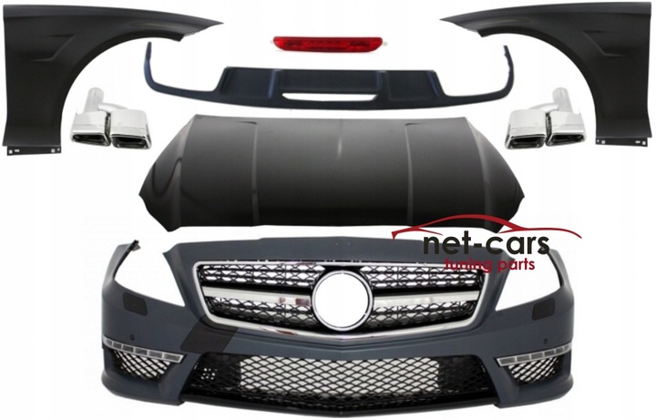 фото №1, Бампер перед зад kit mercedes cls c218 cls63 amg