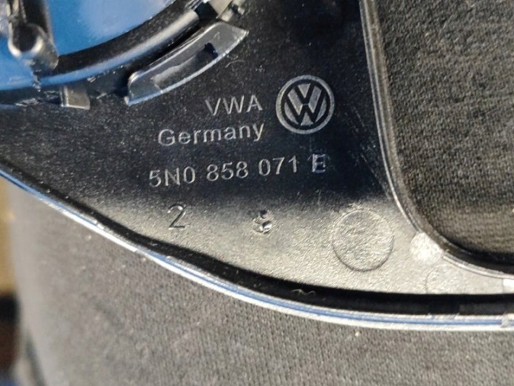 фото №6, Решітка повітропровід середня панелі розподільчої 5n0858071e volkswagen tiguan ...