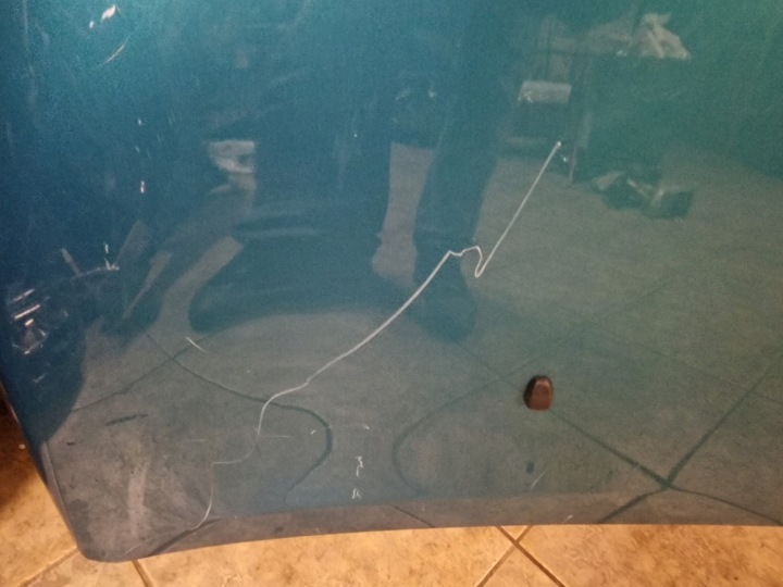 фото №7, Капот крышка двигателя citroen c3 iii рестайлинг серый lub зелёная