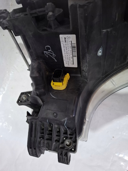 фото №13, Mercedes mp4 mp 4 actros звичайна + led фара ліве ліва фара a9618204039