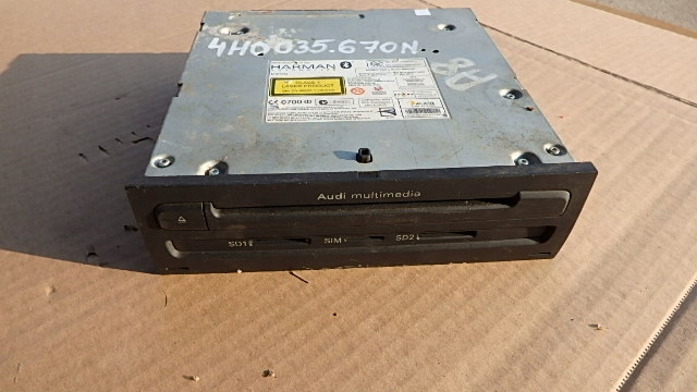 фото №1, Зчитувач мультимедіа mmi audi a8 s8 d4 4h0035670n