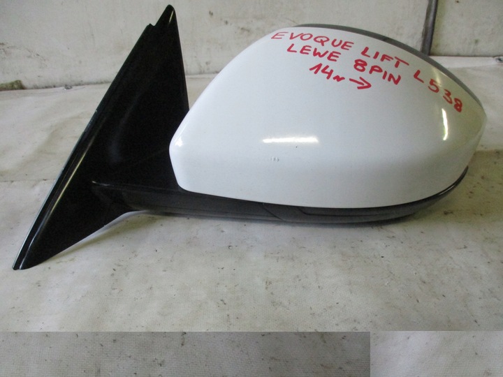 фото №5, Зеркало левая evoque рестайлинг l 538 8 pin европа 14r-