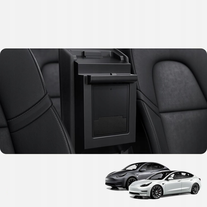 фото №12, Ukryty бардачок, органайзер консолі середньої spigen do tesla модель 3/y, box