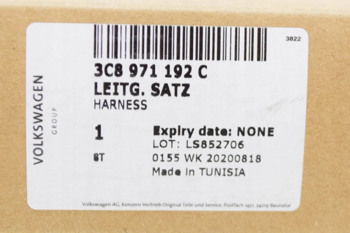 фото №7, Vw passat cc 357 жгут провод крышки багажника заднего 3c8971192c