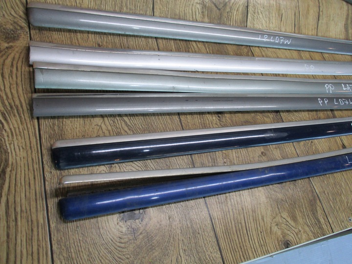 фото №1, Passat b5 рестайлінг ld7w бампер хром планка двері