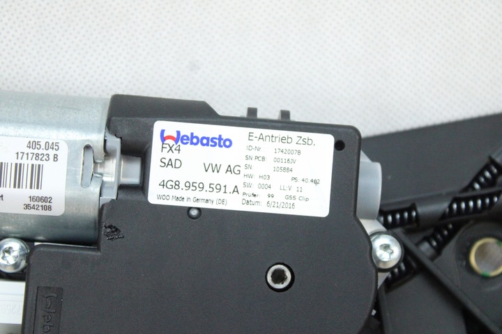 фото №11, Оригинальная панорама люк ролета audi a7 c7 4g8877255a 4g8877041e