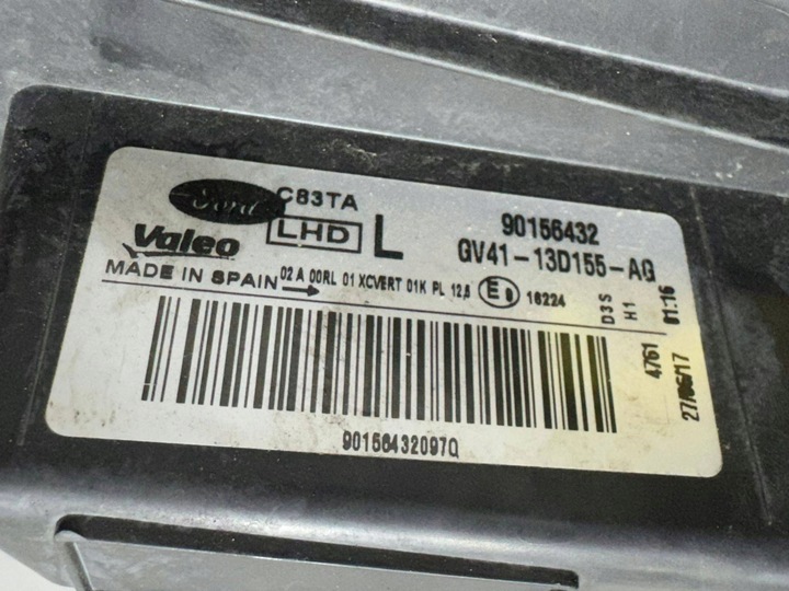 фото №6, Ford kuga mk2 рестайлинг лампа левая перед ксенон gv41-13d155-ag