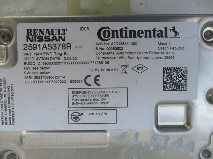 фото №10, Renault clio v радио навигация tablet gps комплект 19-24 год