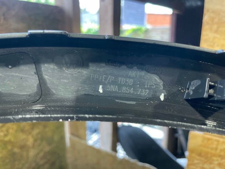 фото №13, Vw tiguan ii 2 рестайлинг 20-24 планка накладка na крыло правые перед передняя