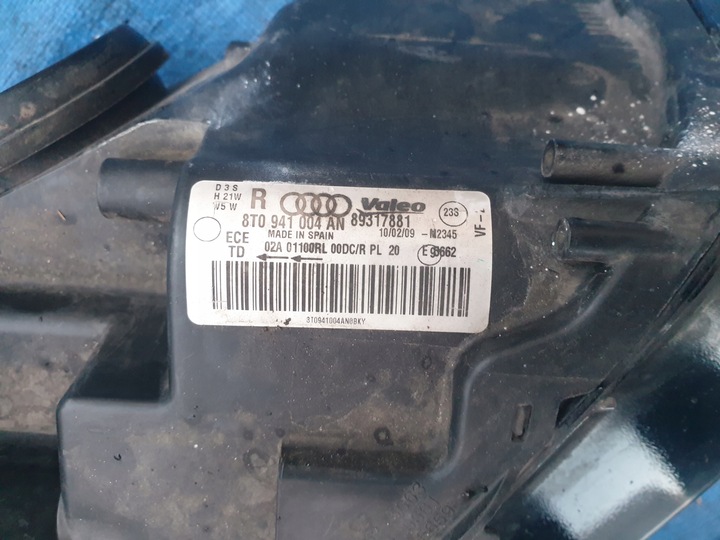 фото №7, Audi a5 8r 8t0 8t 8f лампа фара переднє передня перед права ксенон 08