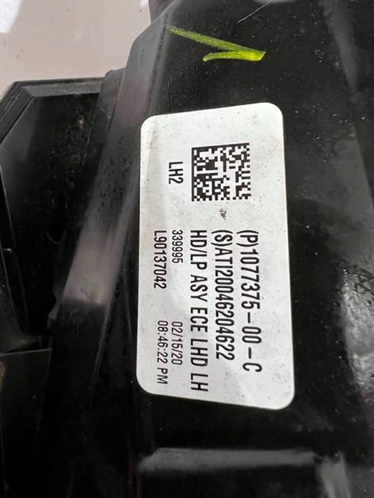 фото №11, Tesla модель 3 iii 17-20 лампа полный led l+p перед