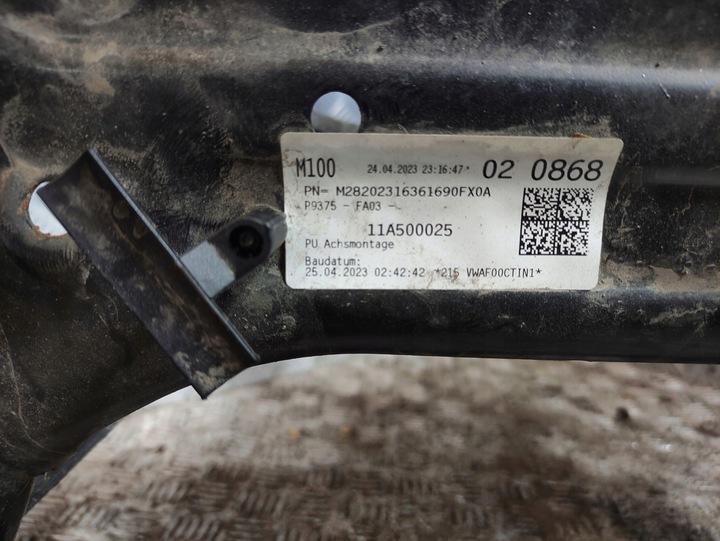 фото №7, Vw volkswagen id4 id.4 подрамник подвешивание тележка зад колыбель 1ea505235bc