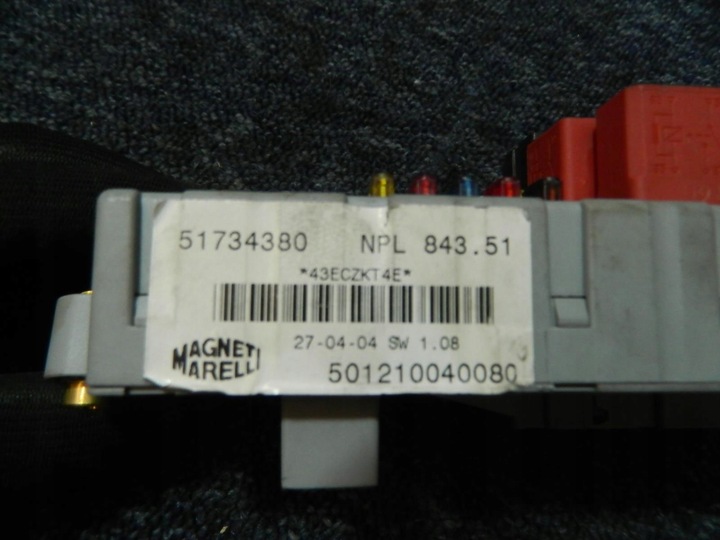 фото №8, Компьютер замок зажигания bsi lancia ypsilon 1.3 multijet