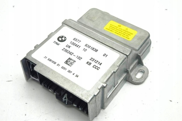 фото №1, Модуль подушка безопасности bmw i3 i01 9381838 0.6l 2015