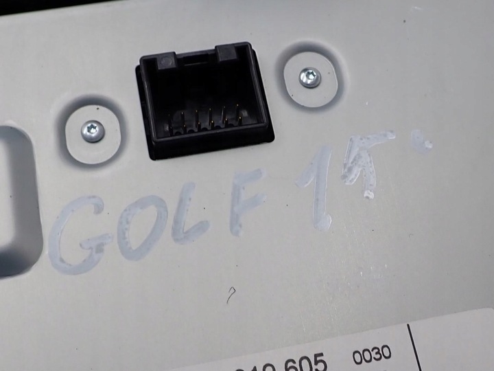 фото №7, Дисплей экран монитор радио европа 5g0919605 vw golf 7 vii gti 15r