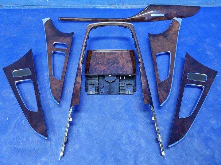 фото №8, Audi a6 c7 комплект dekorów накладка drewnianych quattro оригинал