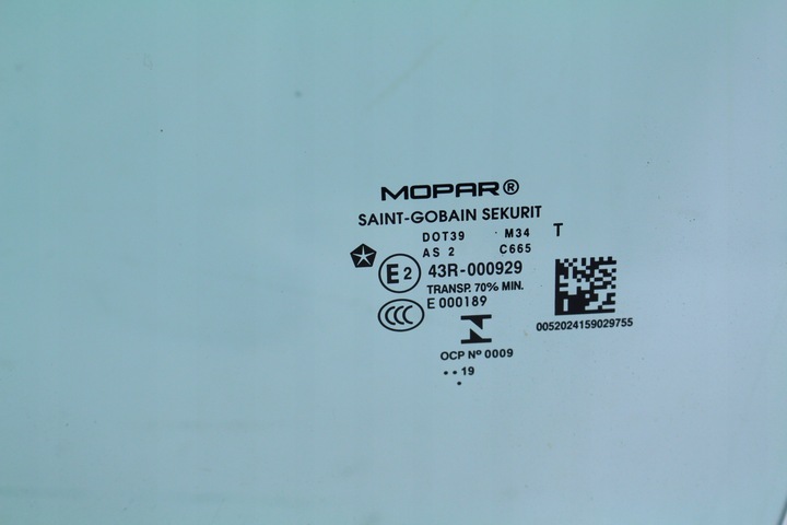 фото №2, Скло двері лівий зад jeep renegade 19r.