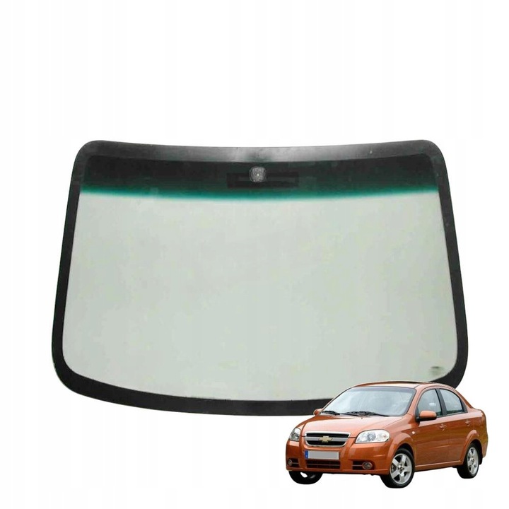фото №1, Скло передня chevrolet aveo 2006- оригінальний номер 96648413, 96648412