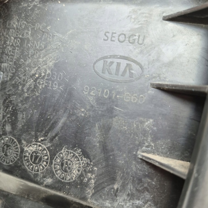 фото №8, Kia picanto iii 17- фара ліва перед передня звичайна 92101-g60