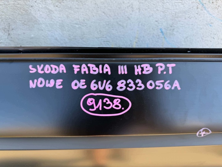 фото №11, Skoda fabia iii hb двері праві зад задні нове oem номер 9138