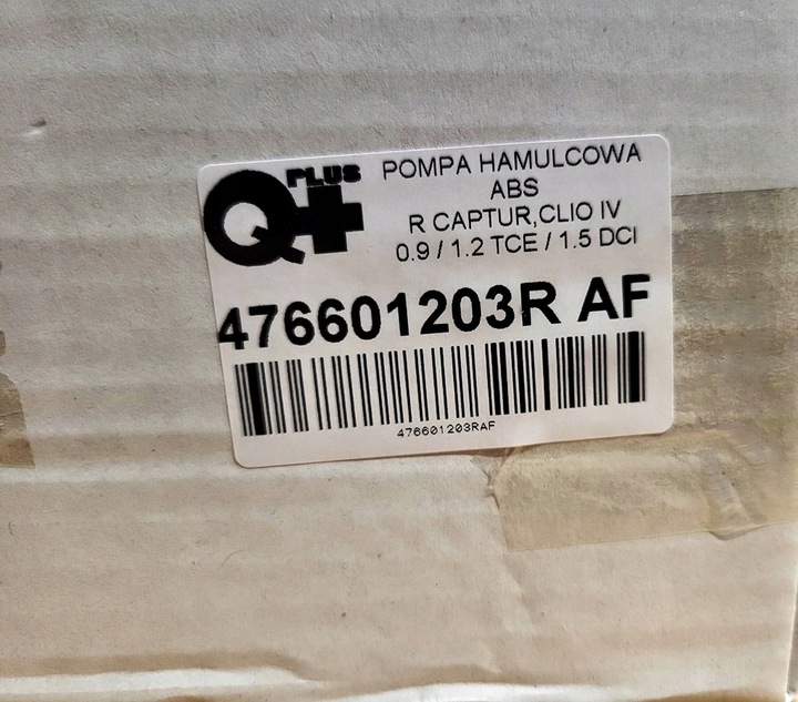 фото №14, Насос гальмівна abs renault clio iv 0.9/1.2tce 476601203r