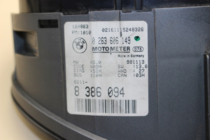 фото №8, Панель приладів bmw (oem) bmw e46 8386094